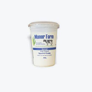 Natural Live Yoghurt From Manor Farm - 450g